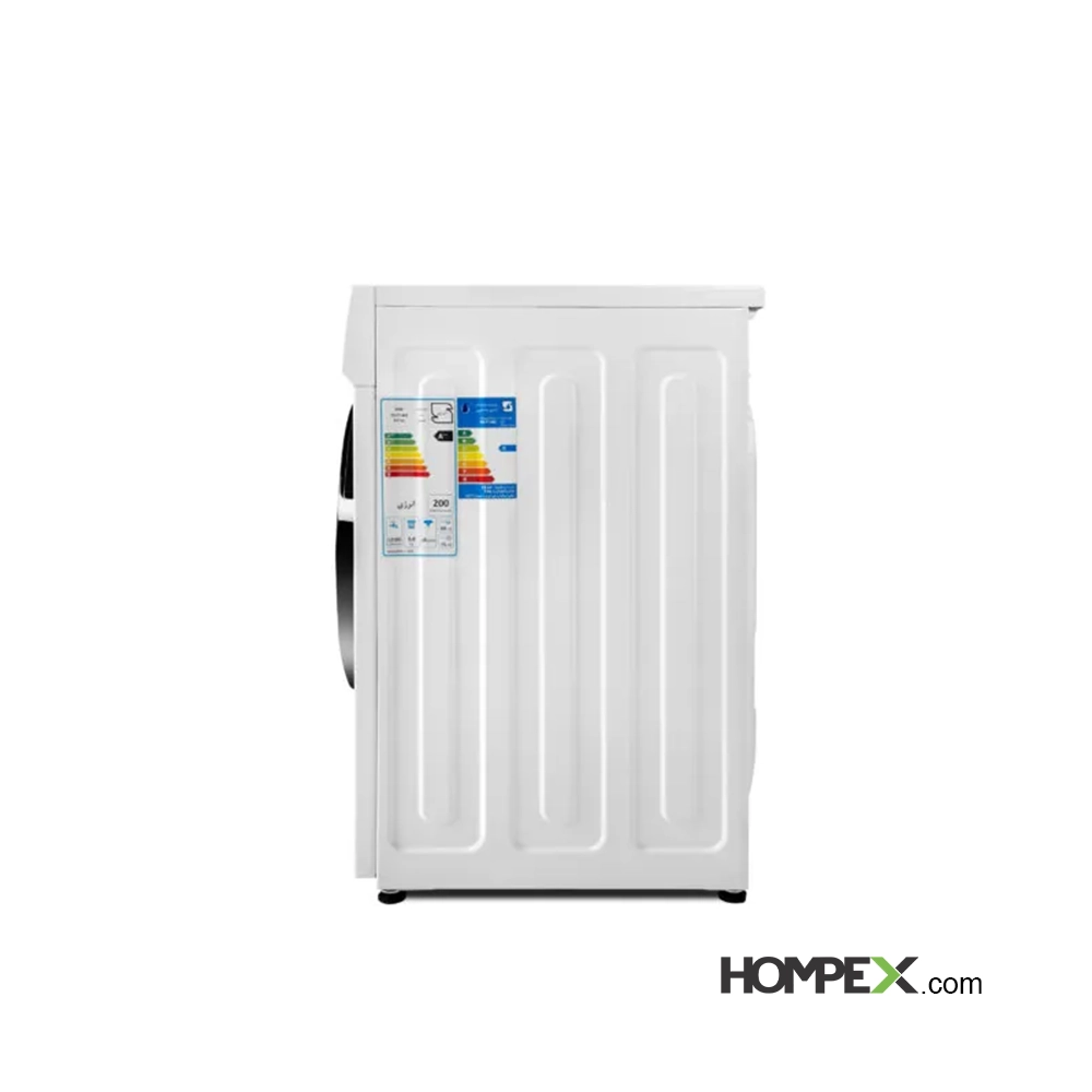 برچسب مصرف انرژی ماشین لباسشویی سام 9 کیلویی مدل DD-P1480