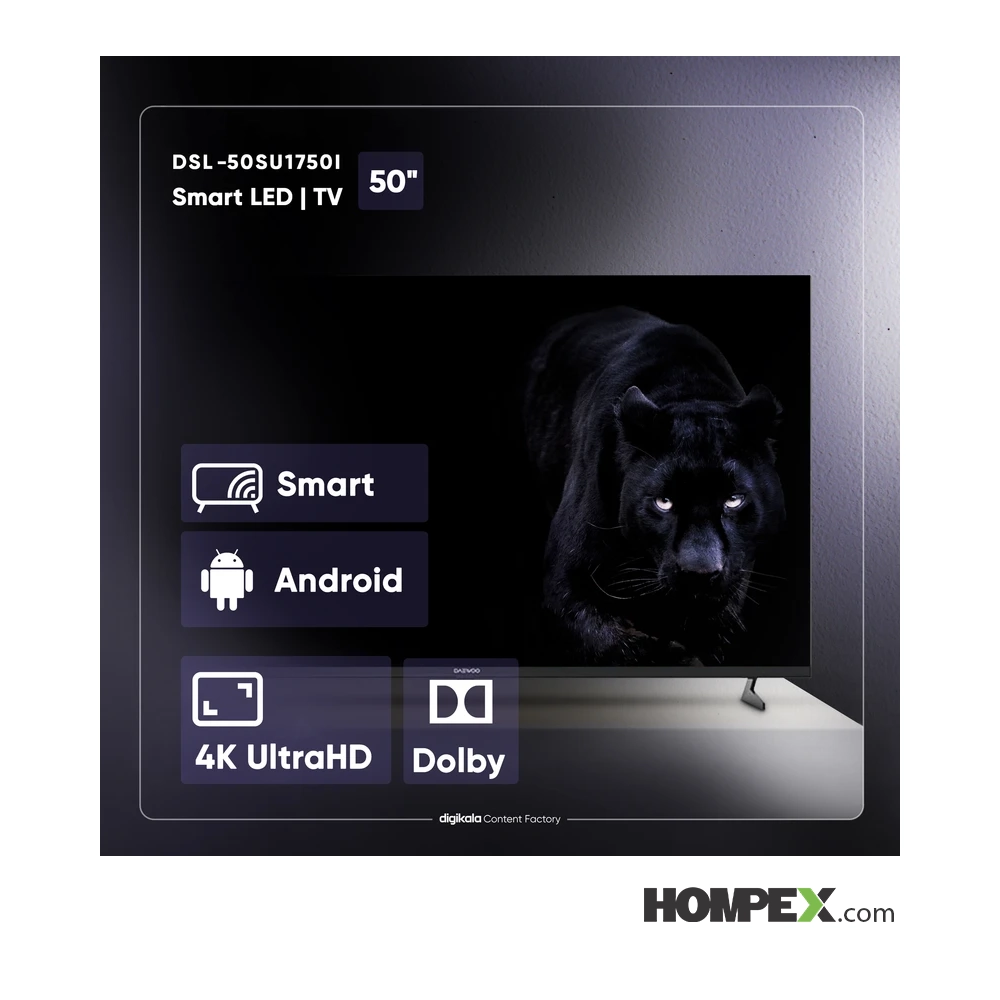 تلویزیون هوشمند دوو DSL-55SU1750I سایز 55 اینچ