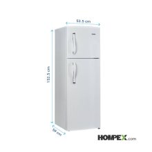 یخچال فریزر کمبی 12 فوت ایستکول مدل 296200- ابعاد