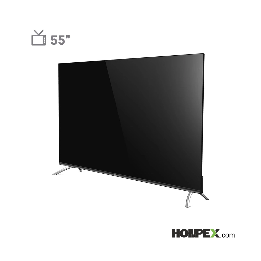 نمای کلی تلویزیون هوشمند کیو ال ای دی جی پلاس مدل GTV-55RQ752S سایز 55 اینچ