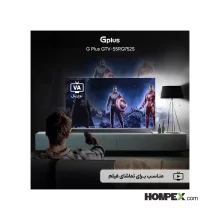 عکس و مشخصات تلویزیون هوشمند کیو ال ای دی جی پلاس مدل GTV-55RQ752S سایز 55 اینچ