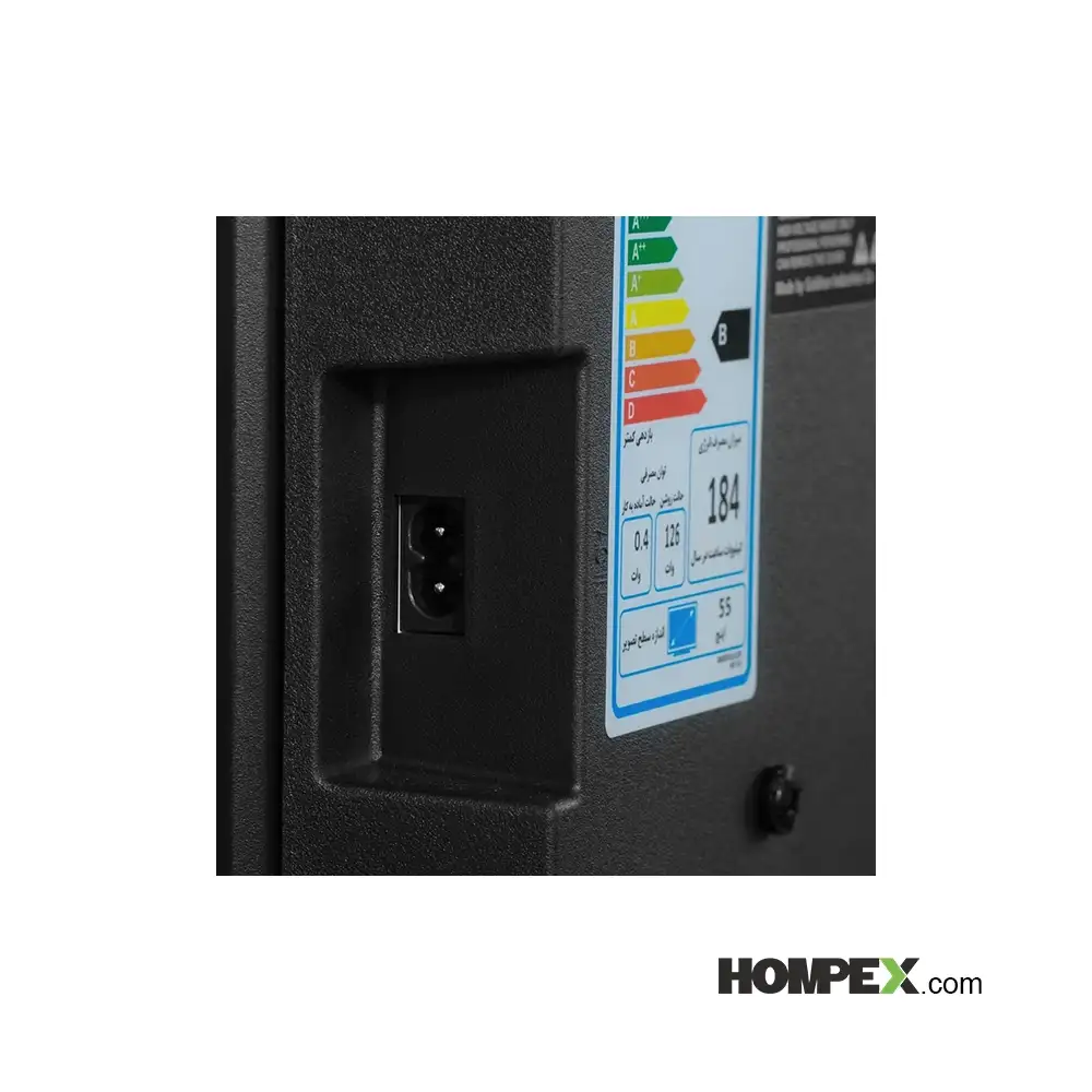 جای کابل برق تلویزیون هوشمند ال ای دی جی پلاس مدل GTV-58PU728N سایز 58 اینچ