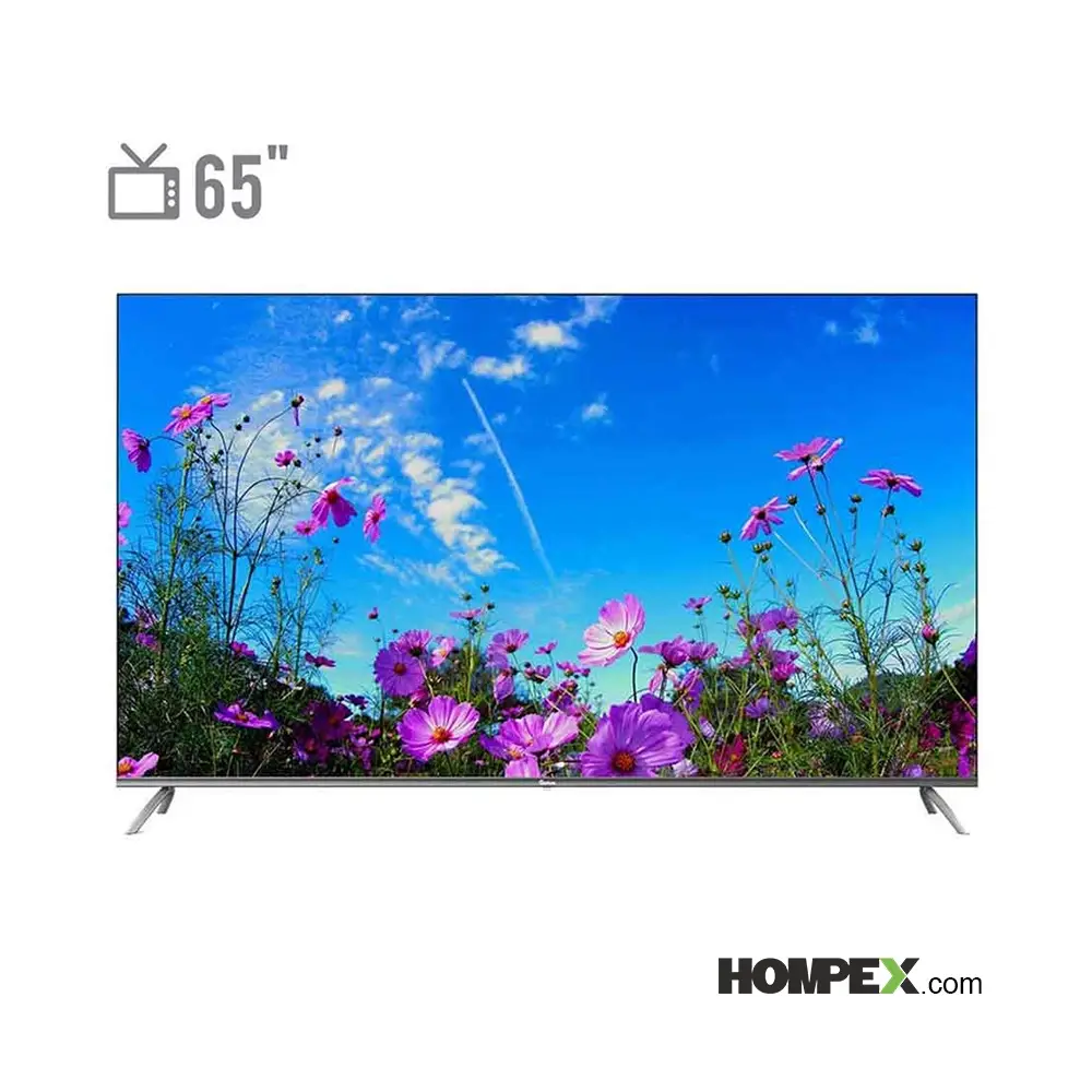عکس تلویزیون هوشمند کیو ال ای دی جی پلاس مدل GTV-65RQ754N سایز 65 اینچ