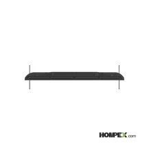 عکس از بالای تلویزیون هوشمند ال ای دی جی پلاس مدل GTV-65SQ778N سایز 65 اینچ