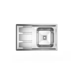 سینک ظرفشویی تو کار کن مدل 4112-نمای کلی