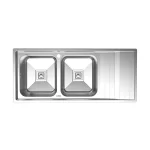 سینک ظرفشویی توکار کن مدل 8181s- نمای کلی (چپ)