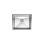 سینک ظرفشویی تو کار کن مدل A4050 R10-تصویر کلی