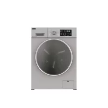 ماشین لباسشویی سام 8 کیلویی مدل UN-Q1435 نقره‌ای یا اینوکس روشن