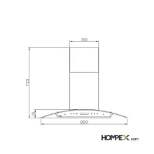 هود استیل البرز مدل SA-101