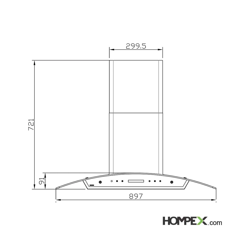 هود استیل البرز مدل SA-119
