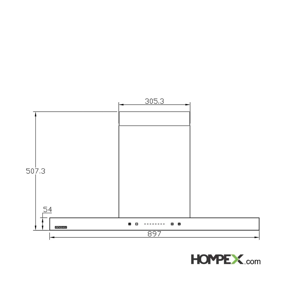 هود استیل البرز مدل SA-201 (NEW)