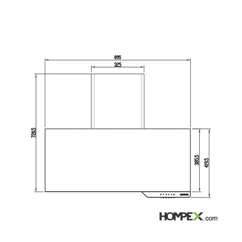 هود آشپزخانه استیل البرز مدل SA 410