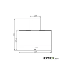 هود آشپزخانه استیل البرز مدل SA-413W