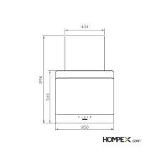 هود آشپزخانه استیل البرز مدل SA 415