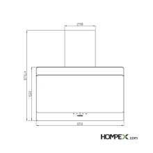 هود آشپزخانه استیل البرز مدل SA 416