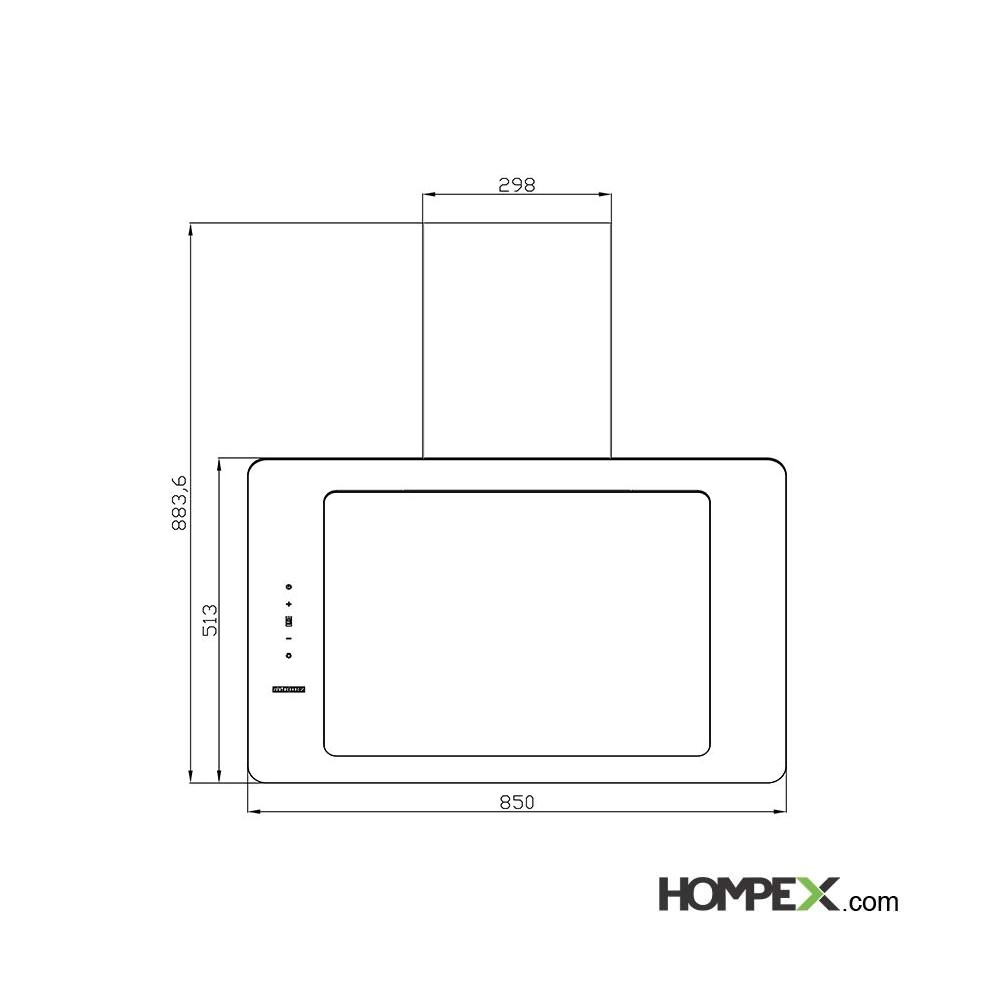 هود آشپزخانه استیل البرز مدل SA 417