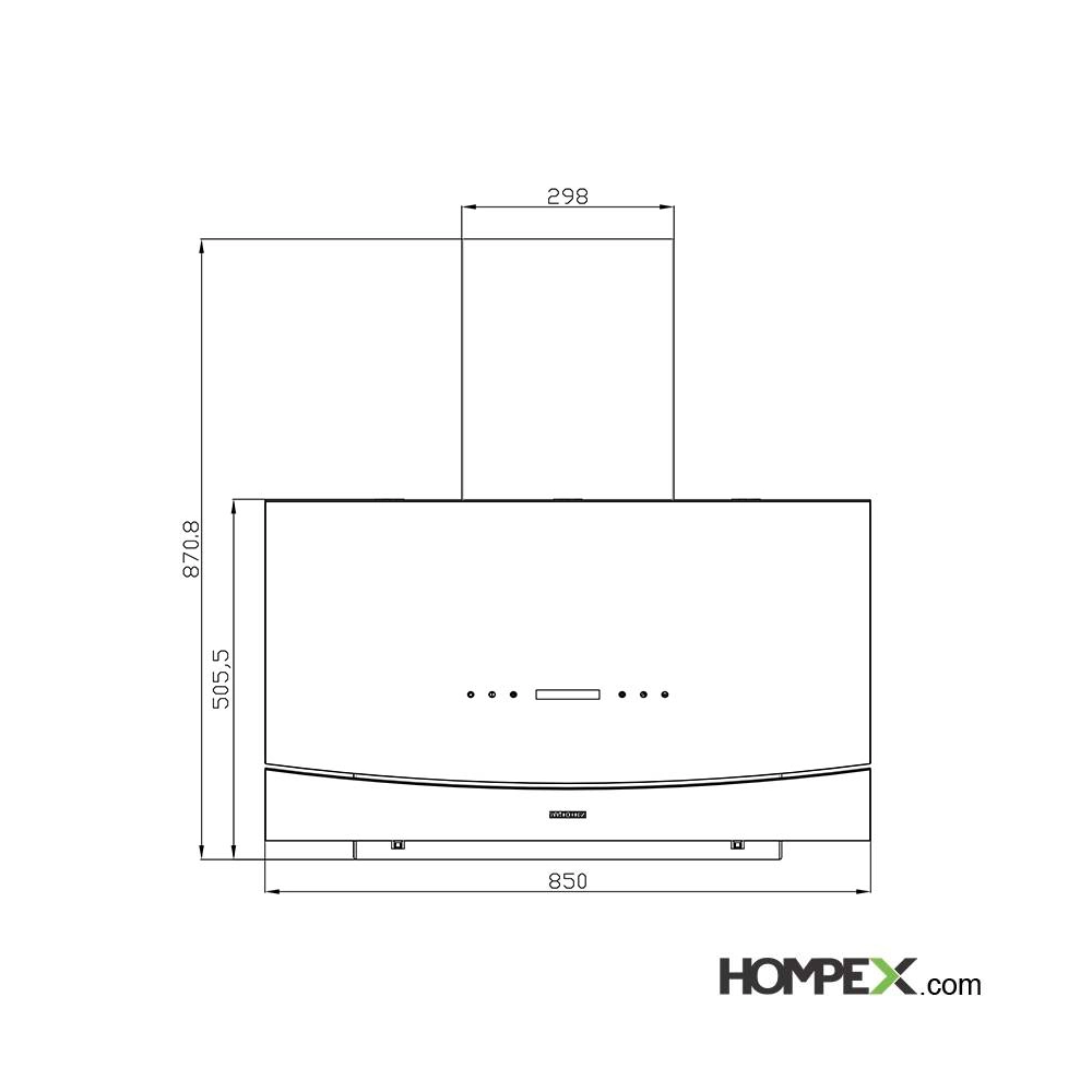 هود آشپزخانه استیل البرز مدل SA 418