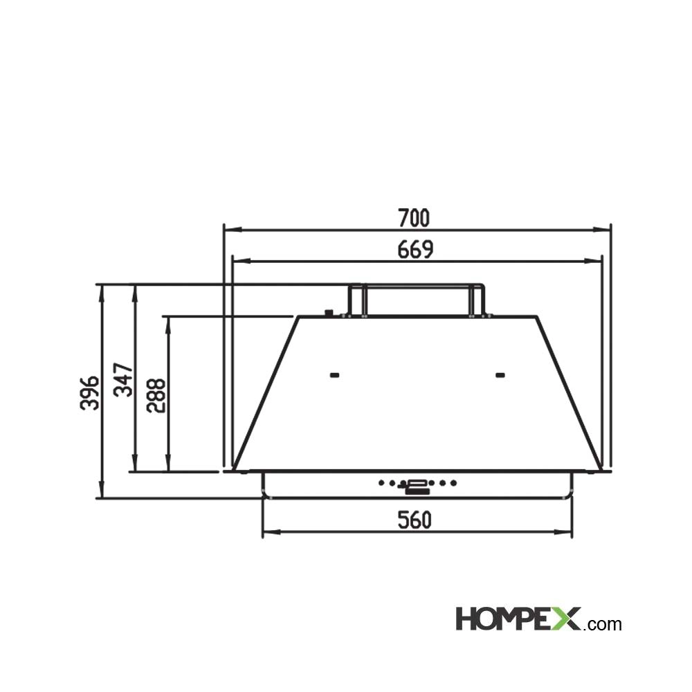 هود استیل البرز مدل SA-509