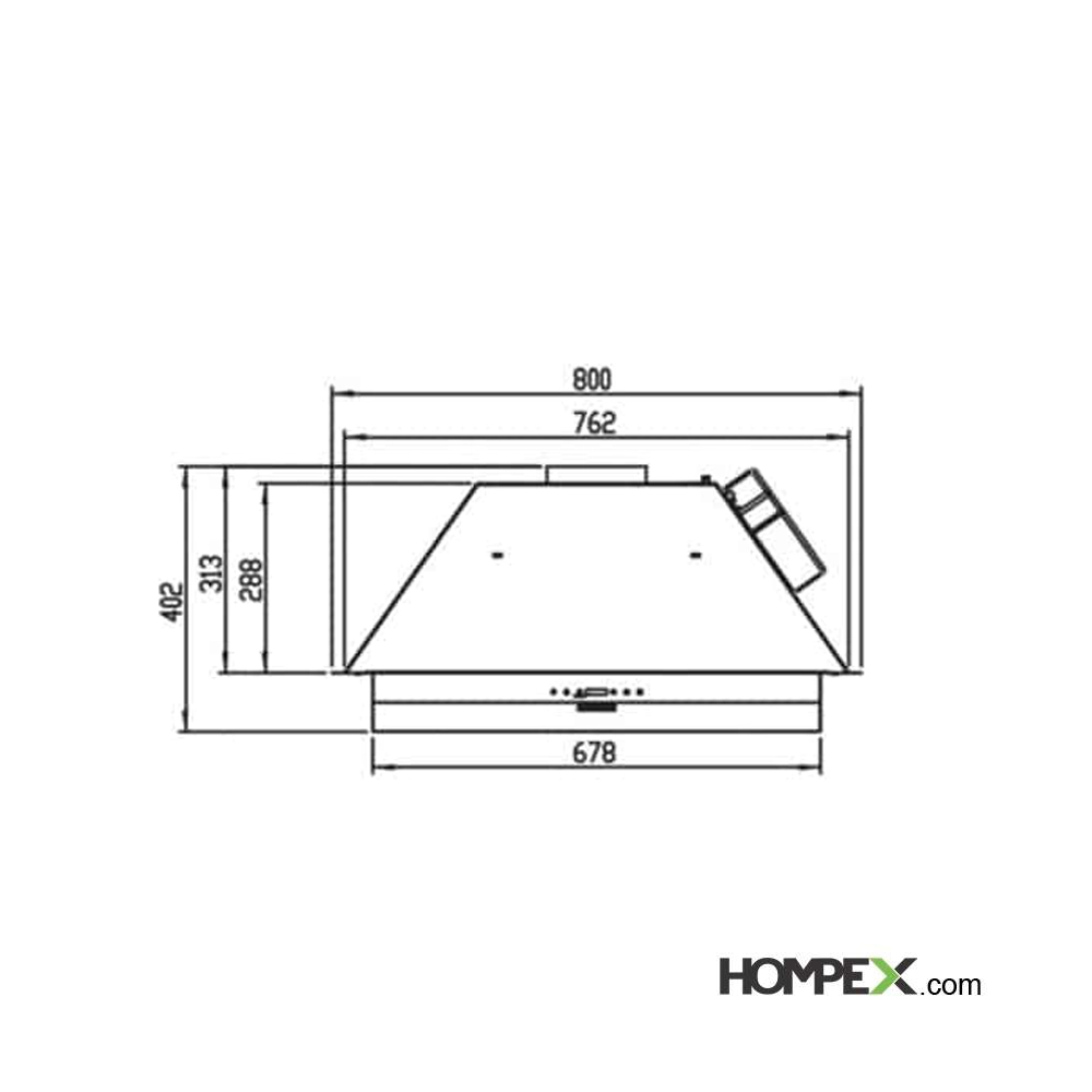 هود استیل البرز مدل SA-510W
